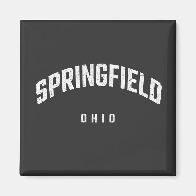 Imán Springfield Ohio OH (Frente)