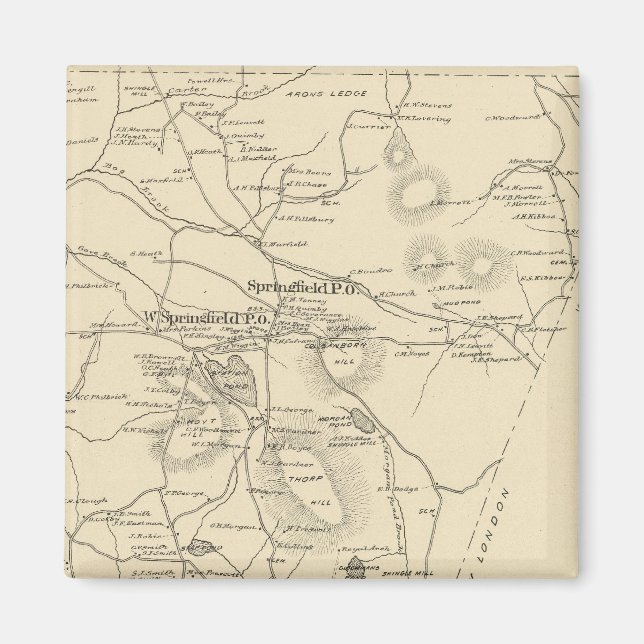 Imán Springfield, Sullivan Co (Frente)