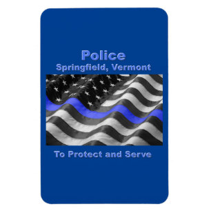 Imán Springfield, Vermont. Policía