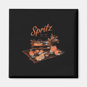 Imán Spritz Veneto Italia Vino Naranja Vintage Cola