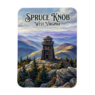 Imán Spruce Knob Virginia Occidental