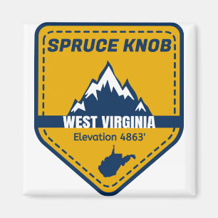 Imán Spruce Knob Virginia Occidental