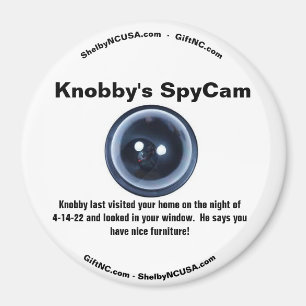Imán SpyCam de Knobby es tu hogar