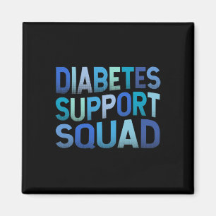 Imán Squad de apoyo a la diabetes T1d Tipo 1 Guerrero d