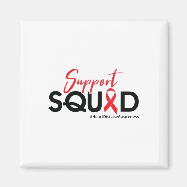 Imán Squad de apoyo - Conciencia sobre enfermedades car (Frente)
