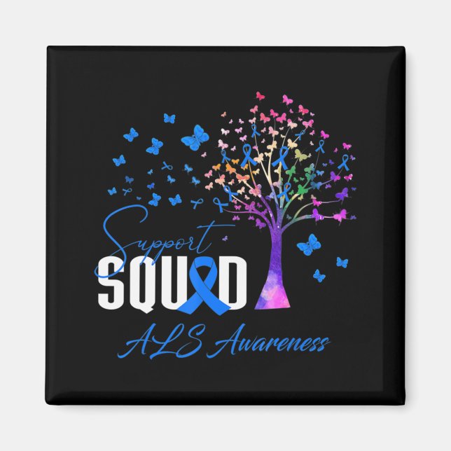 Imán Squad De Apoyo Para La Conciencia De Als (Frente)