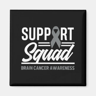 Imán Squad de Apoyo Tumor Cerebral Apoyo Cáncer Cerebra