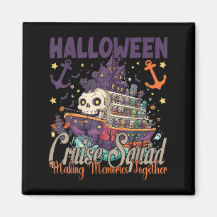 Imán Squad de Crucero de Halloween 2025 Viaje de Hallow
