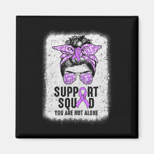 Imán Squad Messy Bun Warrior Purple Epilepsy Aw