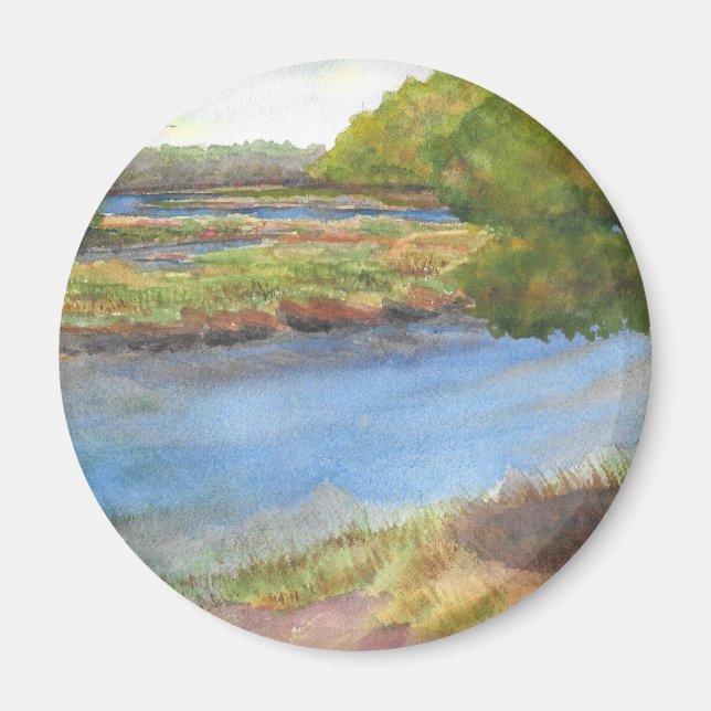 Imán squamscott river at newfields july 31 2015 (Frente)