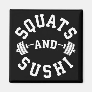 Imán Squats y suhi - Día de los carbohidratos y las pie