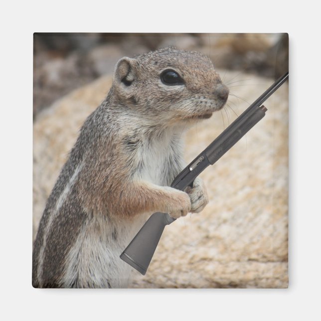 Imán Squirrel Vengeance Magnet (Frente)