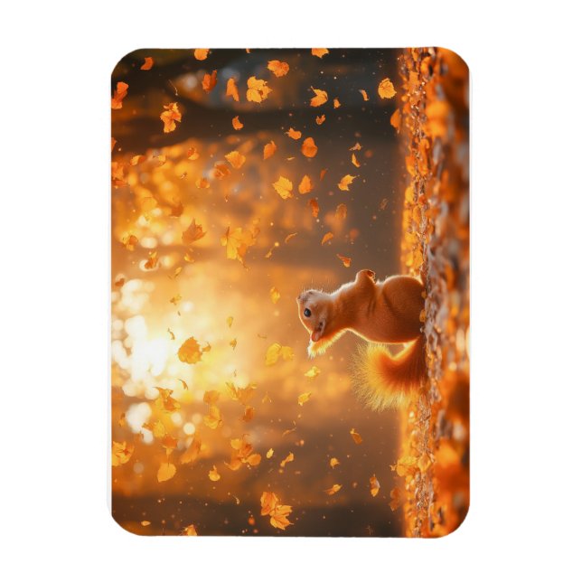 Imán Squirrel Wild Animal Loving Portrait  (Vertical)