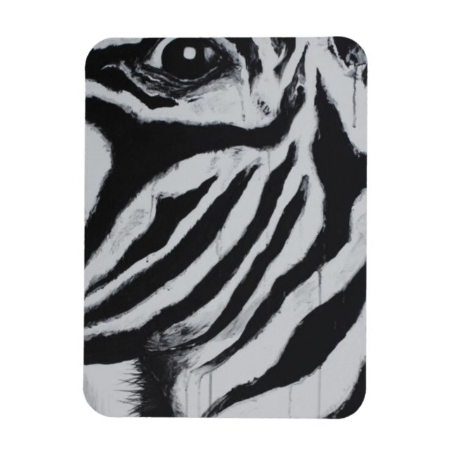 Imán Sr. Arte Original Abstracto de Animales de Vida Si (Vertical)