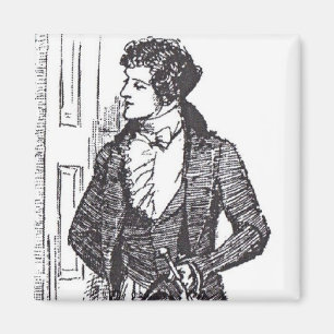 Imán Sr. Darcy en la puerta