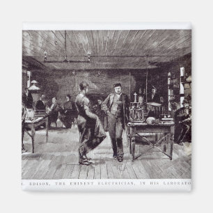 Imán Sr. Edison, el electricista eminente