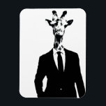 Imán Sr. Giraffe Bendy Fridge Magnet<br><div class="desc">Pon un agente secreto en tu refrigerador.</div>