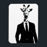 Imán Sr. Giraffe Bendy Fridge Magnet<br><div class="desc">Pon un agente secreto en tu refrigerador.</div>