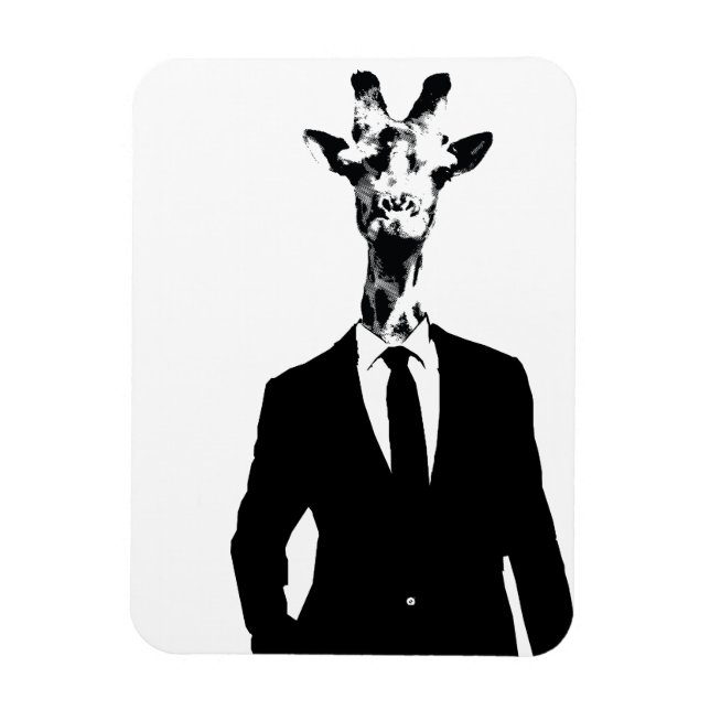 Imán Sr. Giraffe Bendy Fridge Magnet (Vertical)