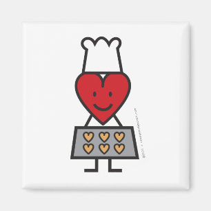 Imán Sr. Heart Fridge Magnet
