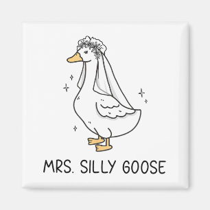 Imán Sr. Silly Goose Y Sra. Silly Goose Pareja Matchi