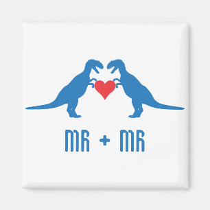 Imán Sr.+Sr. - El amor es amor dinosaurios