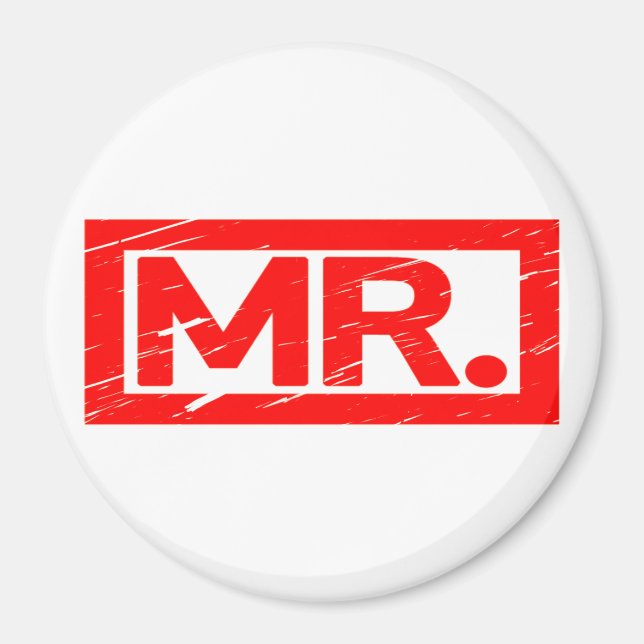 Imán Sr. Stamp (Frente)