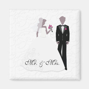 Imán Sr. y señora elegantes