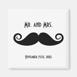 Imán Sr. y señora Mustache