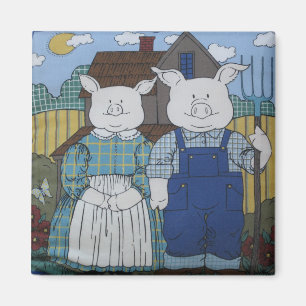 Imán Sr. Y Sra. Pig