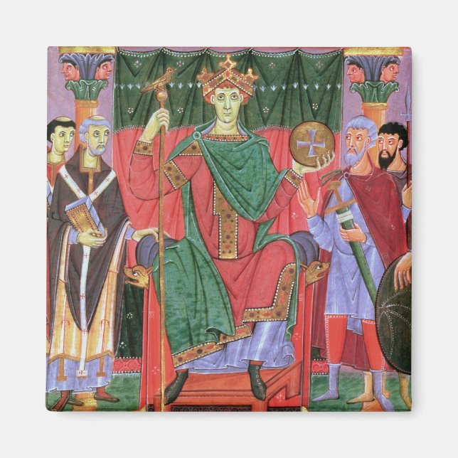 Imán Sra. Cim.4453 f.42r Sacro emperador romano Otto II (Frente)