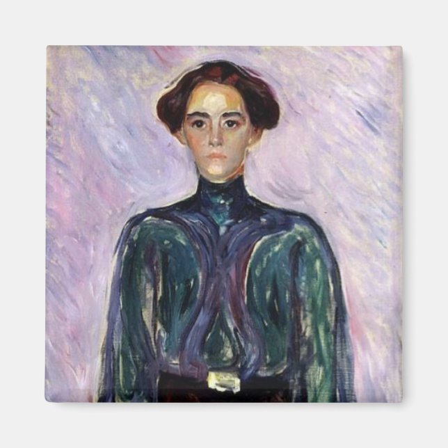 Imán Sra. Schwarz (por Edvard Munch) (Frente)