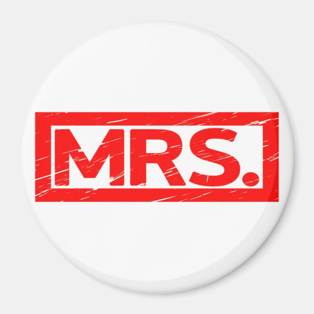 Imán Sra. Stamp (Frente)