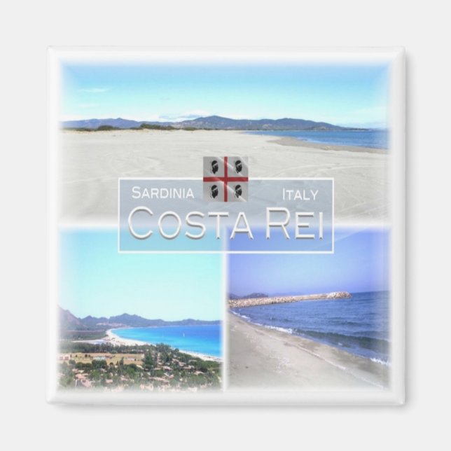 Imán SRD021 MURAVERA, Costa Rei, Cerdeña, Fridge (Frente)