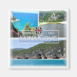 Imán SRD031 LUNA COVE, Mosaic, Cerdeña, Fridgee