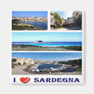 Imán SRD041 SARDINIA I Love, Mosaic, Italia, Fridge