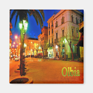 Imán SRD057 OLBIA, Piazza Regina Margherita, Fridge