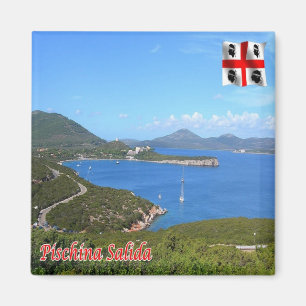 Imán SRD064 ALGHERO PISCHINA SALIDA, nevera
