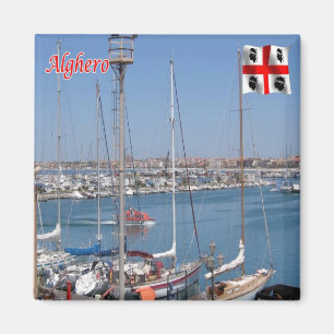 Imán SRD066 Costa de Coral ALGHERO, Cerdeña, Fridge