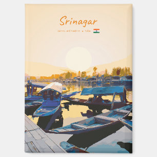 Imán Srinagar, India - Lago Dal Barcas Shikara Planas