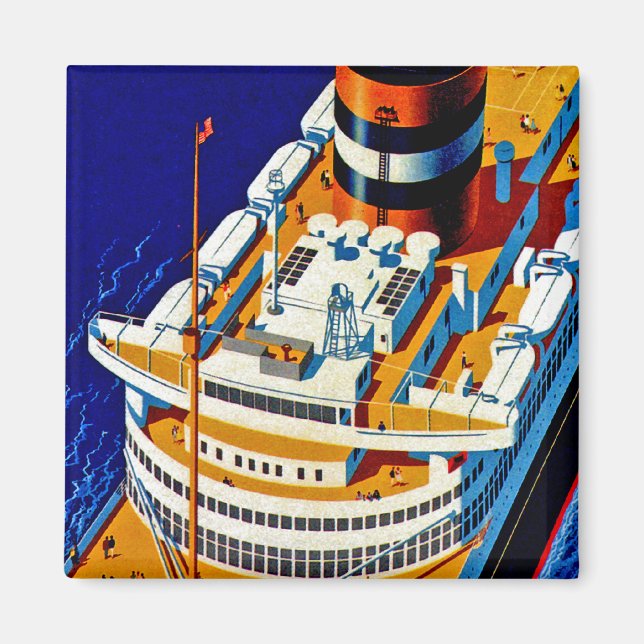 Imán SS Nieuw Amsterdam (Frente)