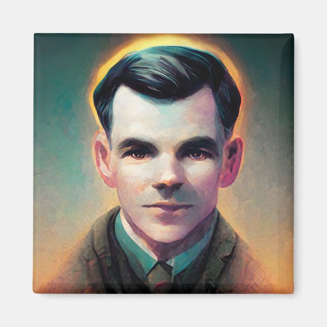 Imán St. Alan Turing magnet (Frente)