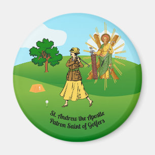 Imán St. Andrew y Lady Golfer