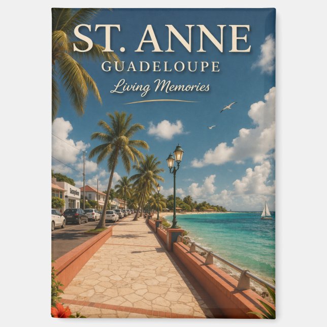 Imán   St Anne Guadeloupe  (Anverso)