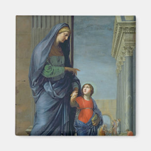 Imán St Anne que lleva a la Virgen al templo