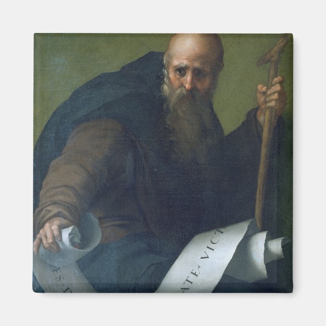 Imán St. Anthony Abbot (c.251-356) c.1518-19 (petróleo  (Frente)