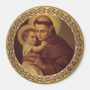 Imán St Anthony del bebé Jesús de Padua