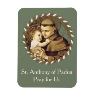Imán St Anthony del bebé Jesús de Padua