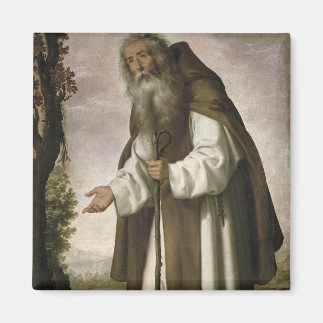 Imán St. Anthony Dispirited, 1640 (aceite sobre lienzo) (Frente)