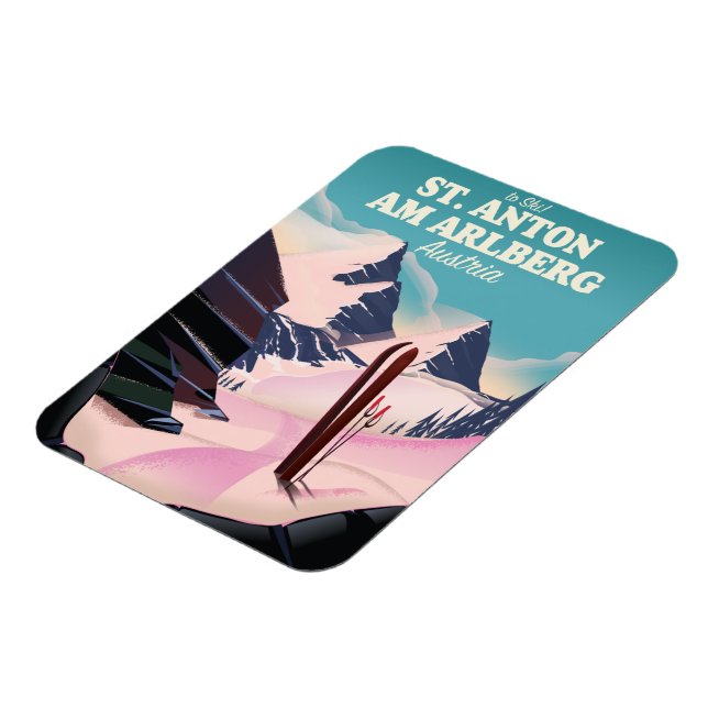 Imán St. Anton am Arlberg ski Austria (Lado Izquierdo)